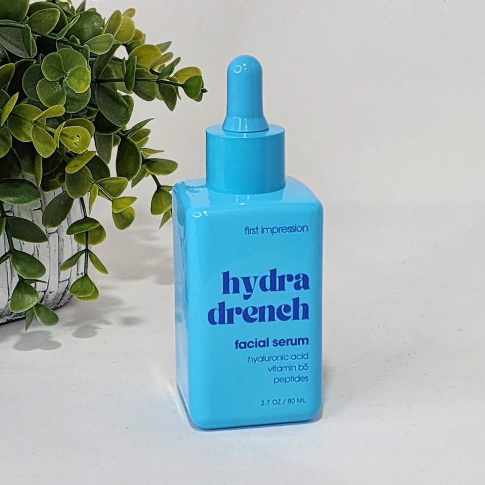 First Impression Hydra Drench Face Serum Hyaluronic Acid Vitamin B5 & Peptides